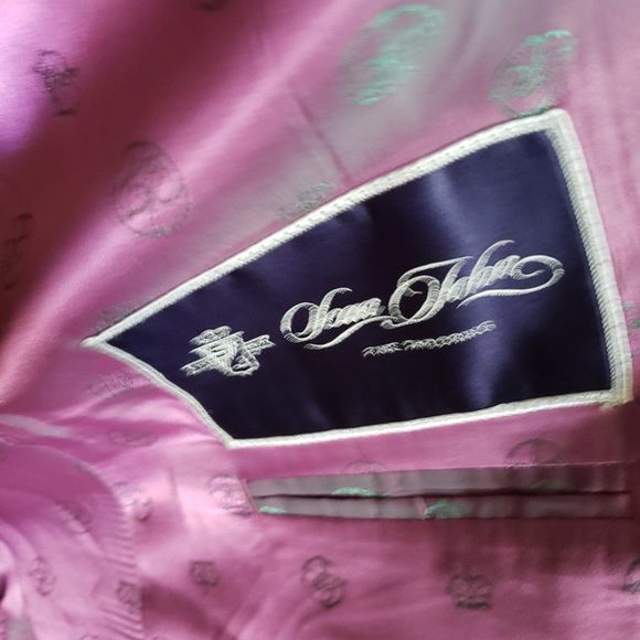 CT1014b SEAN JOHN PIN STRIPE SUIT JACKET & SLACKS - Picture 5 of 9